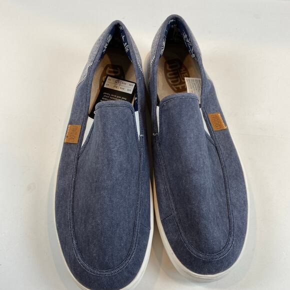 Hey Dude Sunapee M Craft Navy Slip On Casual Shoes Mens Size 14 main image 7